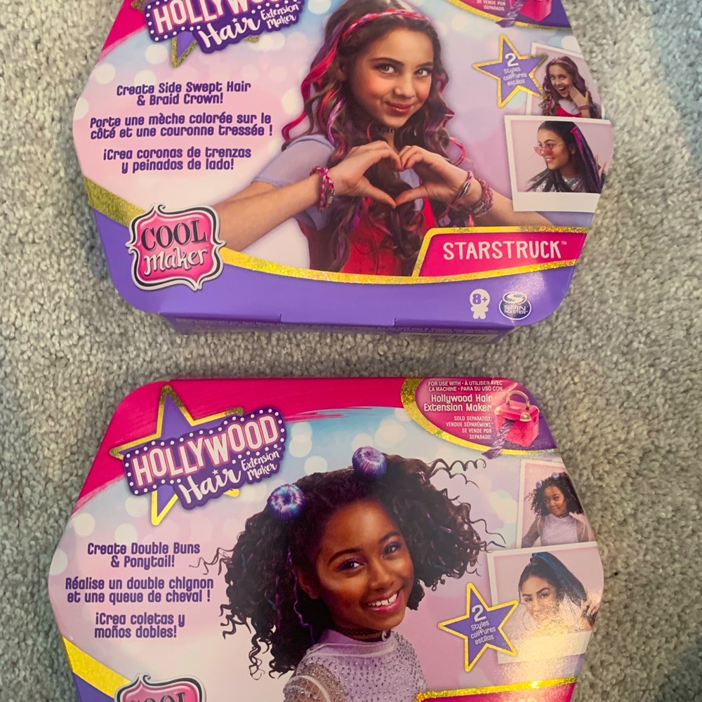 Hollywood Hair Extension Maker. Cool Maker Refill Packages. 2 Pack